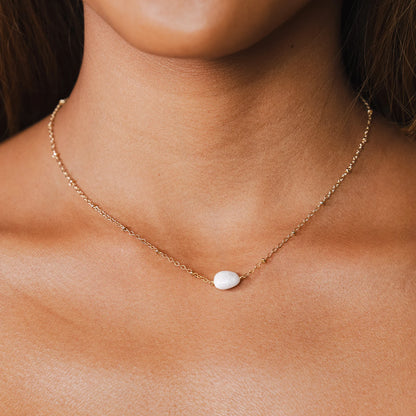 Moonstone Gold Necklace